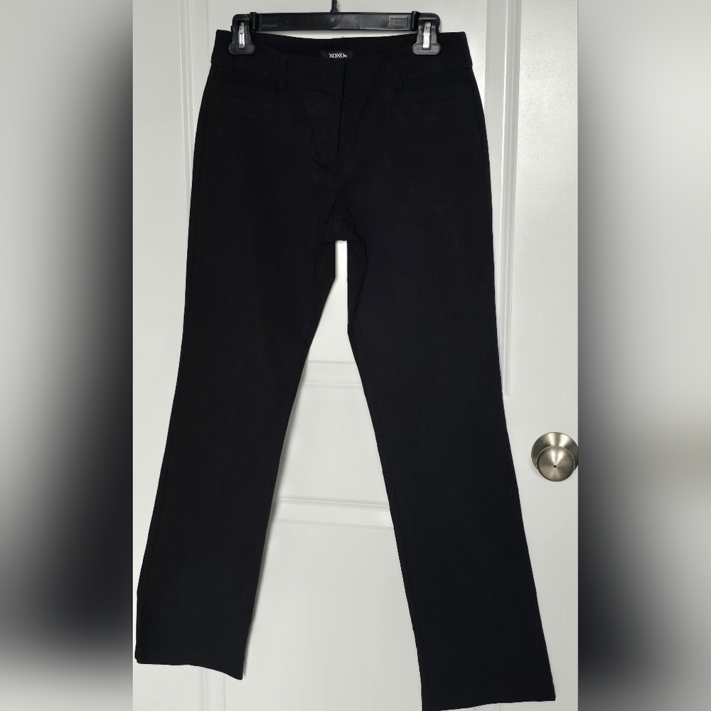XOXO Black Dress Pants Slacks 5/6‎ Straight Leg